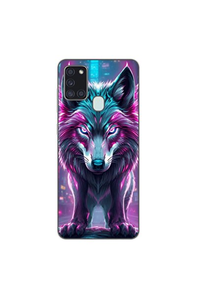 OEM Husa compatibila cu Samsung Galaxy A21s Silicon Gel Tpu Model Cyberpunk Wolf