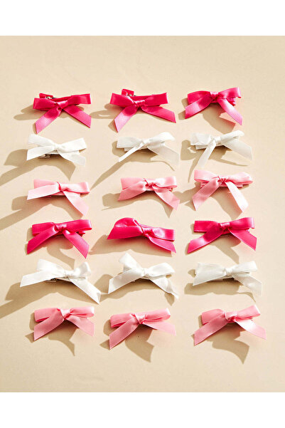 REDTAG Girls Assorted 18 Piece Hair Clip Set