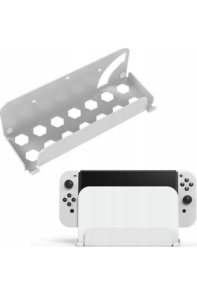 Jys Suport de perete pentru Nintendo Switch OLED și Nintendo Switch, NS230