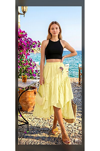 Azda Skirt, Part of the Skirt with Elasticated Waistband