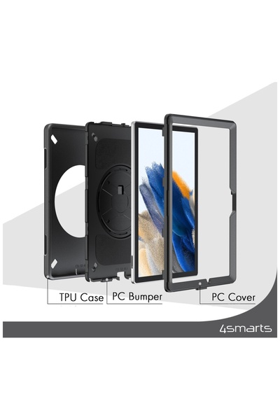 4smarts Husă robustă cu prindere pentru Samsung Galaxy Tab A9+