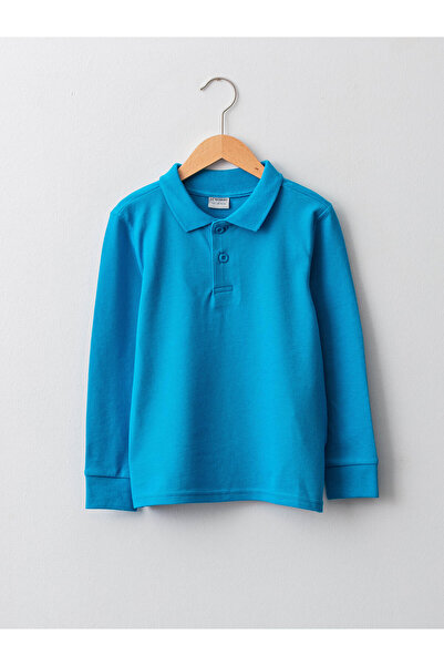 LC Waikiki Tricou polo de băieți, de bază, cu mânecă lungă