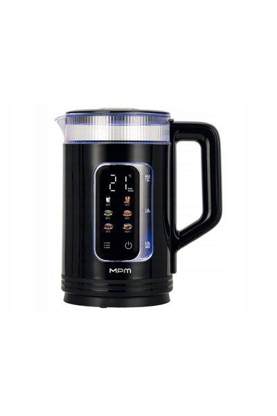 MPM GSM Fierbător electric MPM MCZ-135 1,5L 1500W Reglare temperatură Negru