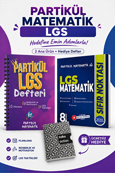 Partikül Matematik Melih Hoca ile 8. Sınıf LGS Matematik Sıfır Noktası + Plan...