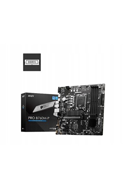 Kraft&dele Placă de bază MSI PRO B760M-P DDR5 - micro ATX - socket Intel 1700...