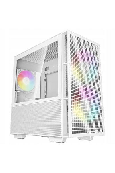 Kraft&dele Carcasă PC DeepCool CH360 Midi Tower ATX cu fereastră, albă
