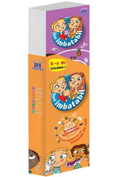 Editura DPH Sunt Infrastabil - Întrebări și Răspunsuri - 8-9 Ani - Volumul 2,...