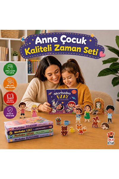 Sincap Kitap Anne Çocuk Kaliteli Zaman Seti (4 Kitap)