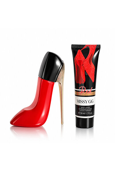 MISSY G.G Set Cadou pentru Femei Missy G.G. Red, Parfum 30 ml și Body Lotion ...