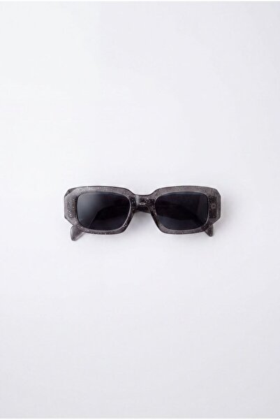 Magu Girl's Smoked Glitter Sunglasses