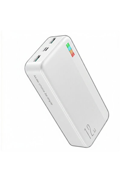 Joyroom Baterie Externa Powerbank JR-T018 Dazzling 30000mAh, 12W Dual USB si ...