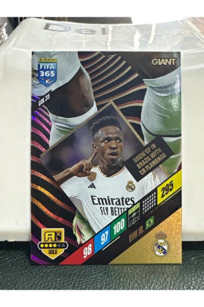 Panini فيني جونيور نمو في البرازيل مع فريق كرو فلامينجو ألكس جولد