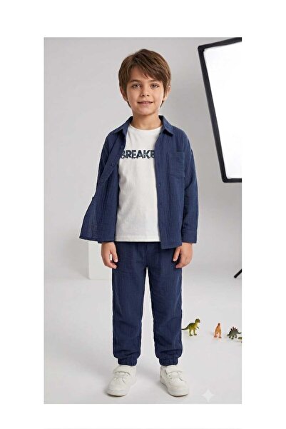 MonAlisa Kids Boy's 3-Piece Muslin Set