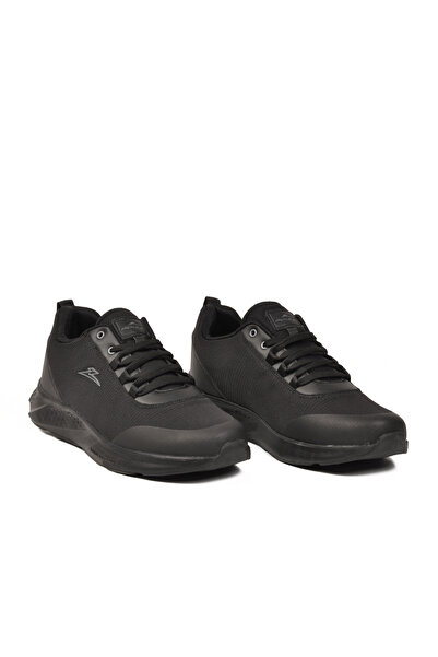 WALKWAY 26111 m Large Size Black-Black Men's Sports Shoes