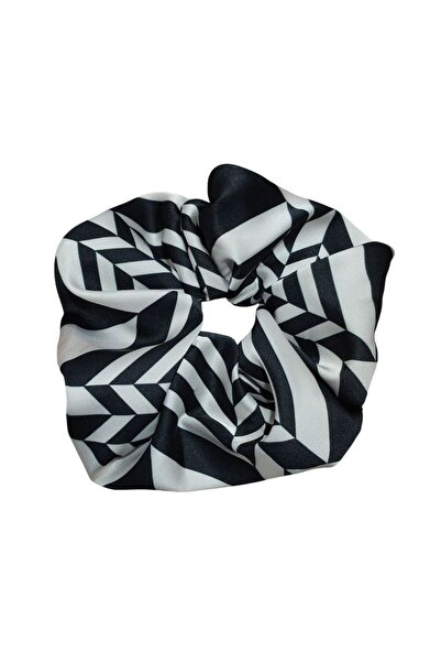 AXE SPORTSWEAR Women's Satin Patterned Simit Rubber Buckle Hair Clip