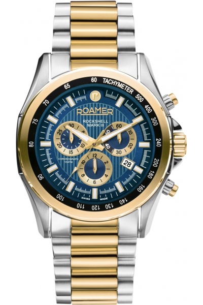 Roamer Ceas bărbătesc 220837 48 45 20 — albastru marin, sportiv, potrivit pen...