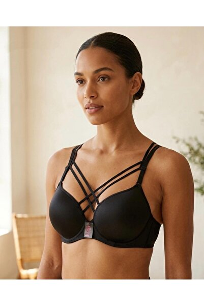 irem içgiyim Strappy Cross-Strapped Underwire Bra with Rope Detail, No Pad