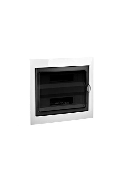 Elettrocanali Tablou electric încastrat cu 36 module (2x18), culoare alb, ușă...
