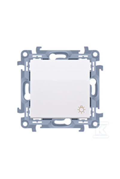 Kontakt-Simon Simon 10 Buton /lumină/, conector rapid, alb CS1C.01/11