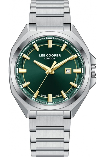 Lee Cooper Ceas de modă pentru bărbați LC08271.370, Verde