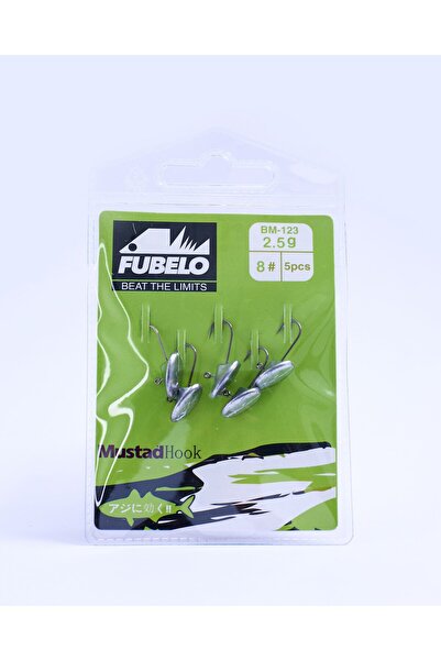 Flat Head 5-Piece Jig Head (8 No Needles)