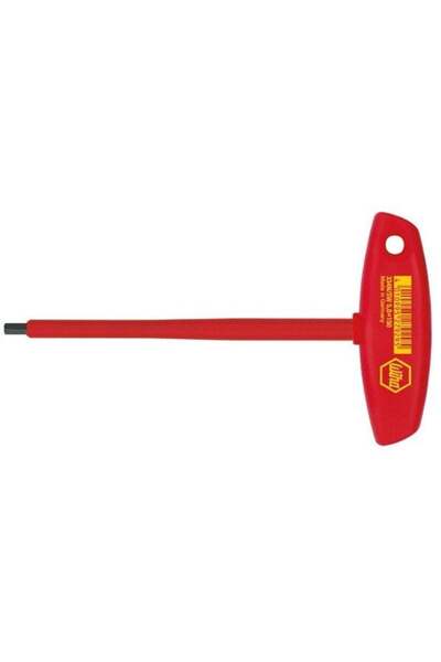 wiha Cheie hexagonală izolată cu mâner T electric 6,0 x 150mm 27930