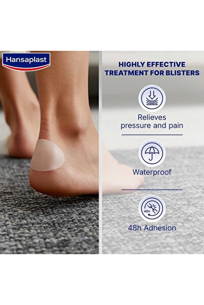 Hansaplast Large Blister Plaster | Highly effective treatment for blisters | ...