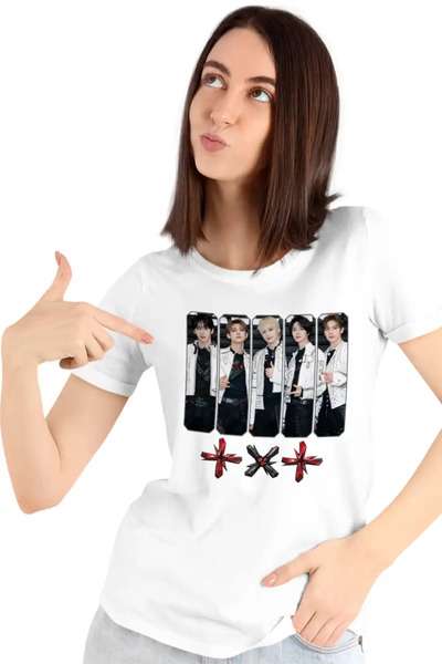 OEM Tricou Femei Tomorrow X Together Kpop Party Merch