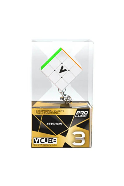V-Cube Μίνι Μπρελόκ Κύβος του Ρούμπικ 3x3 Επίπεδο