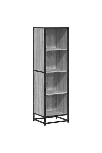 vidaxl Bibliotecă, gri sonoma, 40x35x139 cm, lemn prelucrat