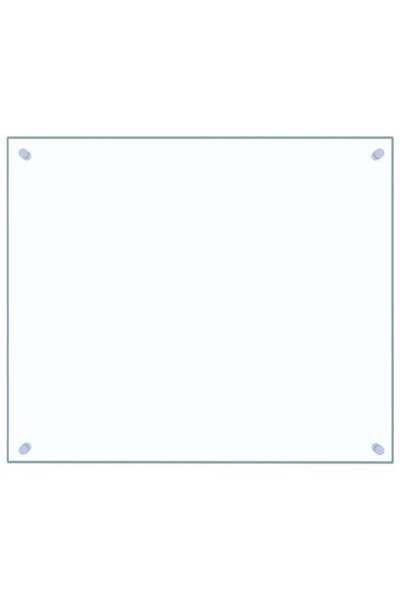 vidaxl Paravan transparent pentru bucătărie 70 x 60 cm Sticlă securizată
