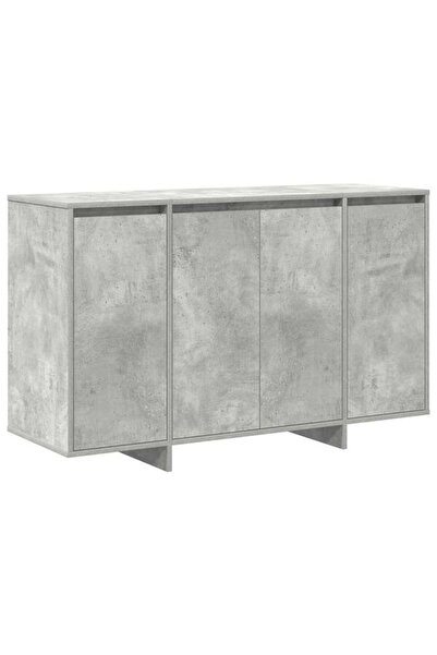 vidaxl Comodă gri beton 120 x 41 x 75 cm Lemn prelucrat