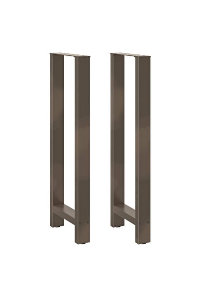 vidaxl Picioare de masă de bar, oțel , 2 buc., 50x(110-111) cm, oțel