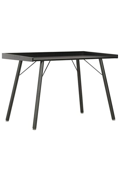 vidaxl Birou, negru, 90 x 50 x 79 cm