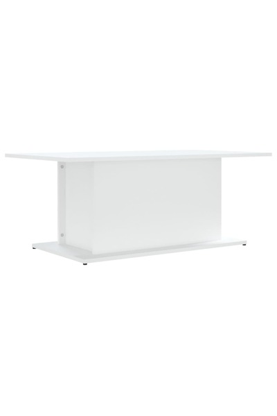 vidaxl Măsuță de cafea, alb, 102x55,5x40 cm, lemn prelucrat