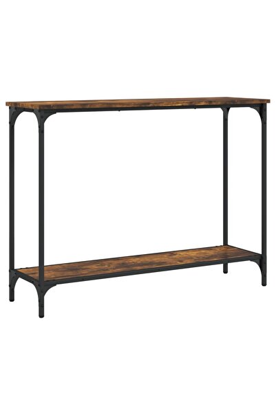 vidaxl Măsuță consolă, stejar fumuriu, 101x30,5x75 cm, lemn prelucrat