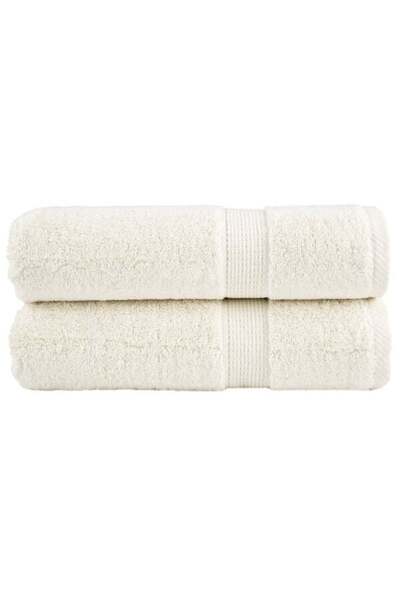 vidaxl Prosoape de duș Premium SOLUND 2 buc. crem 70 x 140 cm 600 g/m²