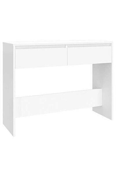 vidaxl Masă consolă, alb, 100x35x76,5 cm, PAL