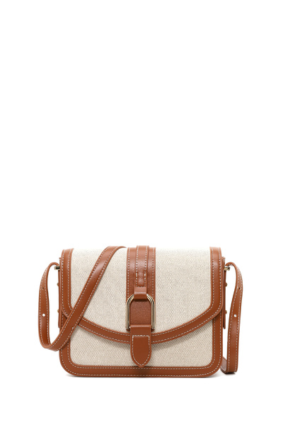 Derimod Women's Beige Long Strap Crossbody Bag 26Sbd29266F