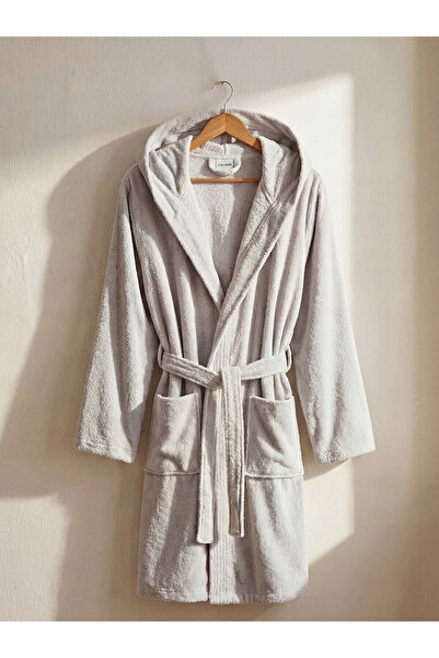 LC Waikiki NEVAVM رداء حمام نسائي بغطاء للرأس