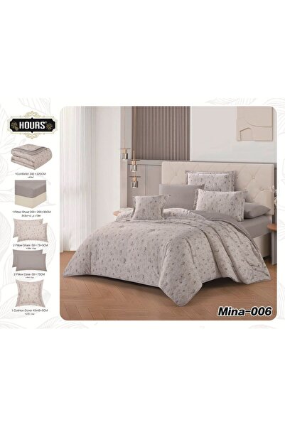 HOURS Summer Bedspread - Fluffy Luxury Bedding - 7 Piece Set - 220X240 Duvet ...