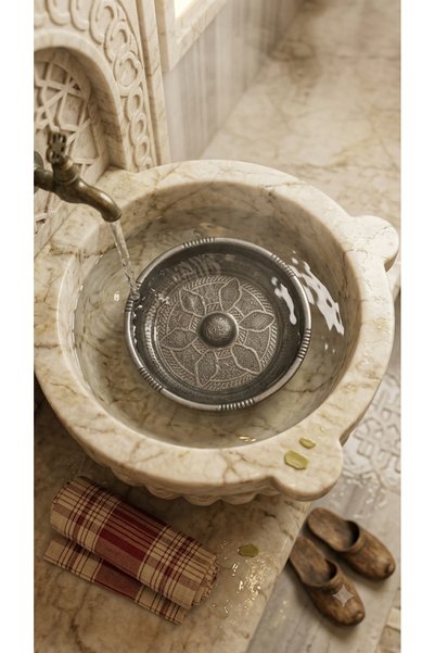 emiryapı SİYAH KURNA HAMAM TASI