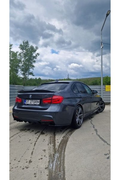BMW Eleron Spoiler portbagaj Seria 3 F30 PSM High Kick negru lucios