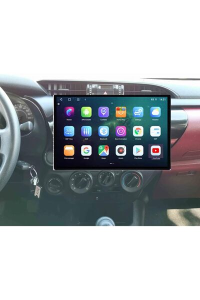 Carplayer Toyota Hilux android screen 13 inch model 2016-2024 wirelessa apple...