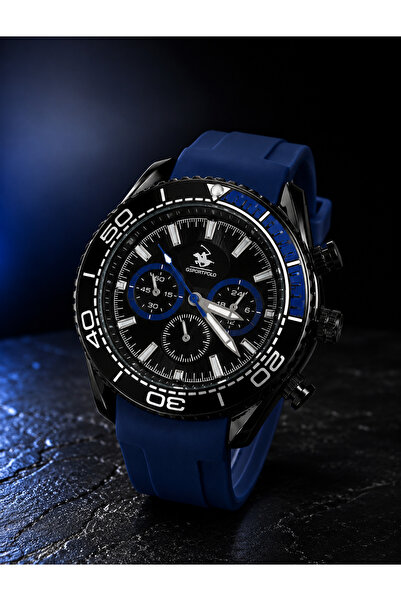 G Sport POLO Sporty Silicone Strap Men's Wristwatch (Fits All Wrists)