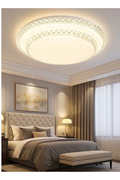 modi Ultra Bright 50CM LED Ceiling Light – 3 Color Lighting Modes (Warm/Neutr...