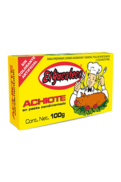 El Yucateco Achiote Paste 100 g – pasta mexicana din seminte de annatto