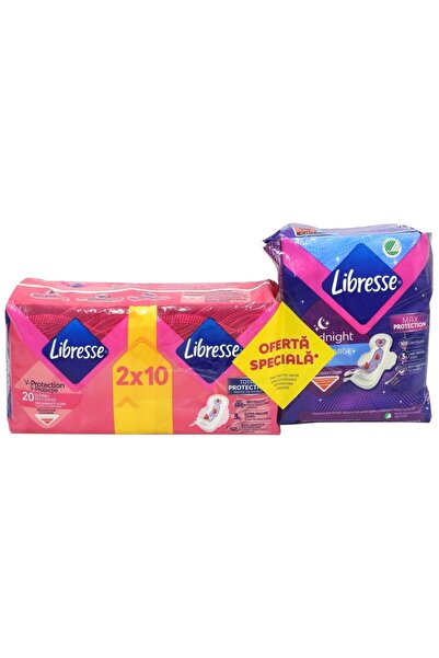 Libresse Absorbante, Absorbate 20 buc, Ultra Goodnight 8 buc