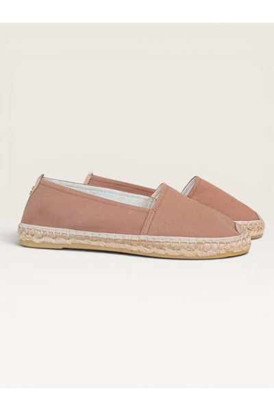 Hayati Arman Women's Handmade Natural Rubber Sole Linen Fabric Espadrille Sho...