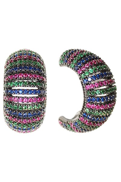 Colorful Hoops Küpe